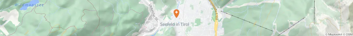 Kartendarstellung des Standorts für Apotheke Seefeld in 6100 Seefeld in Tirol